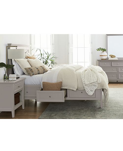 Sanibel Storage Platform Bedroom Furniture Collection Created For Macy S