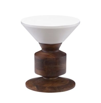 Moe's Home Collection - HIPPO STOOL WHITE TOP