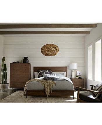 Furniture - Oslo Bedroom , 3-Pc. Set (California King Bed, Nightstand & 3 Drawer Chest)