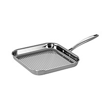 Gourmet Tri-Ply Clad 11 in Square Grill Pan