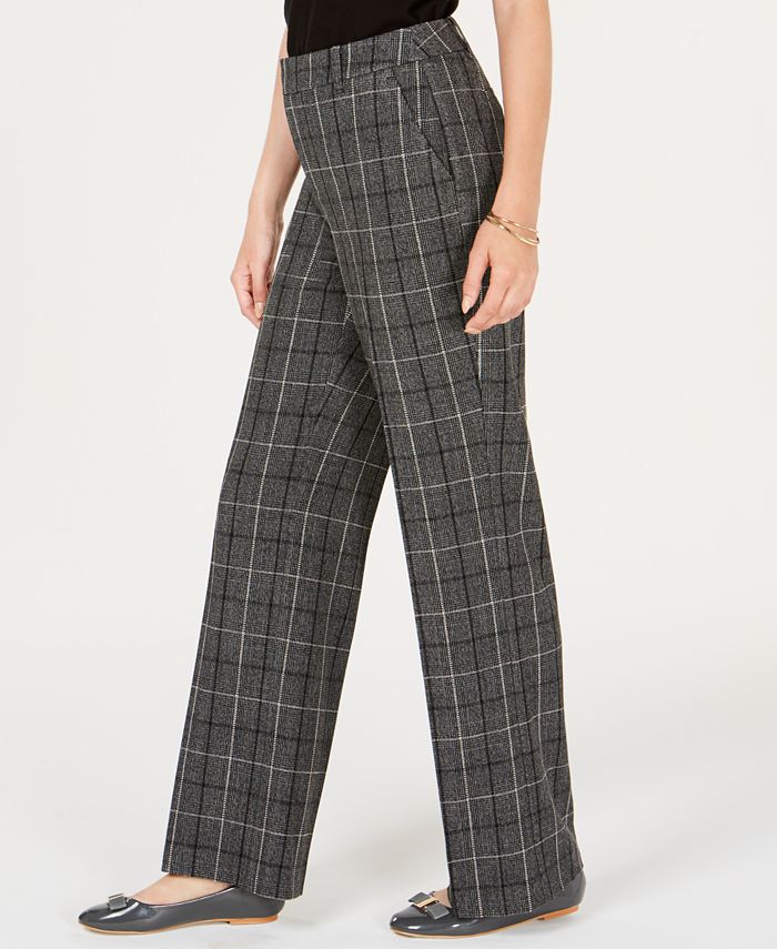 Charter Club Plaid Trousers, Created for Macy's - Macy's