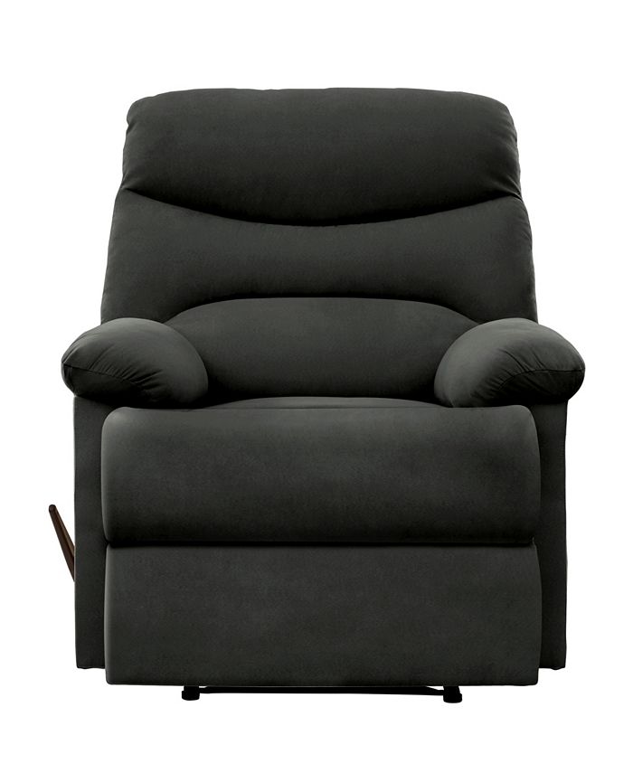 ProLounger Sherwin Wall Hugger Recliner in Gray Microfiber Macy s