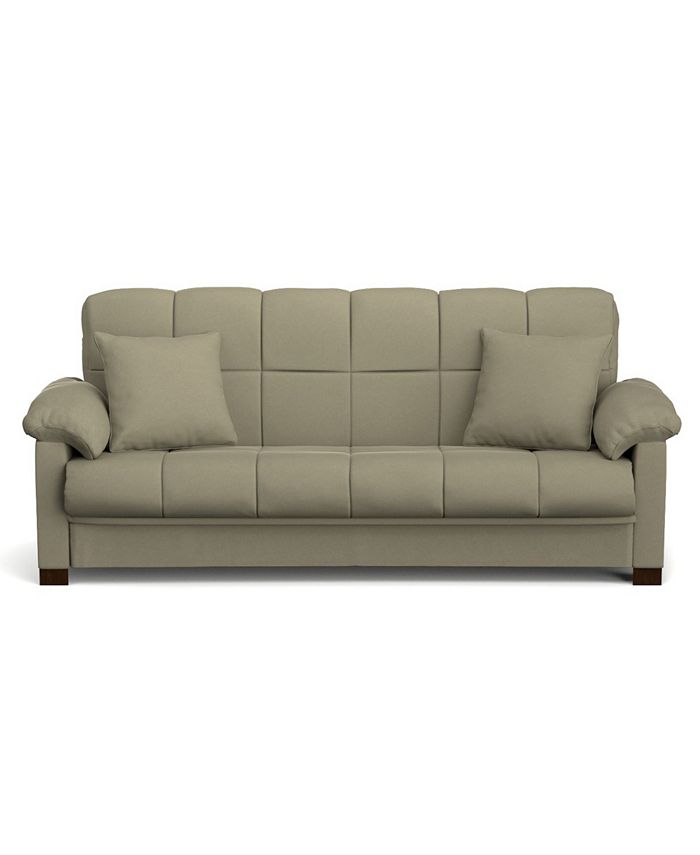Sage green outlet microfiber couch