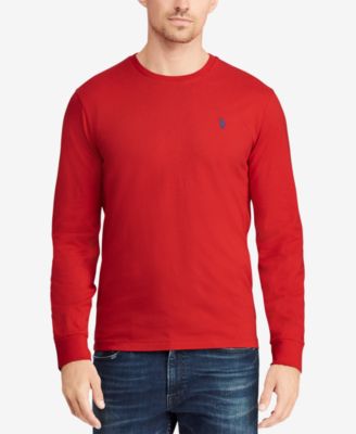 polo ralph lauren men's crew neck long sleeve tee