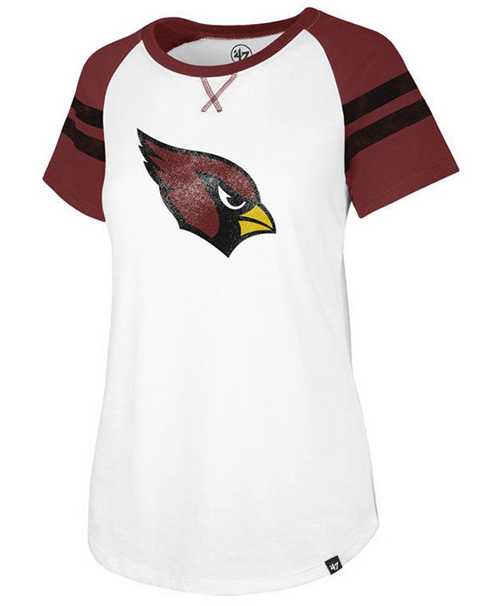 '47 Brand Women's Arizona Cardinals Flyout Raglan T-Shirt - Macy's