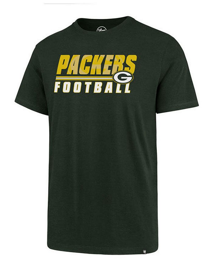 '47 Brand Men's Green Bay Packers Fade Back Super Rival T-Shirt ...