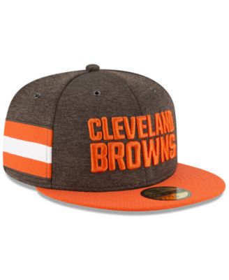 New Era Cleveland Browns On Field Sideline Home 59FIFTY FITTED Cap - Macy's