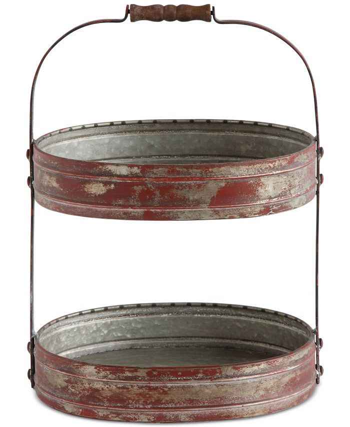 3R Studio - Two-Tier Red Tray