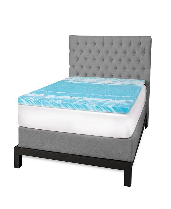 3" Gel Swirl Memory Foam Queen Mattress Topper & Reviews