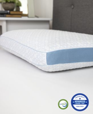 SensorGel CLOSEOUT! Advanced iCOOL Gel-Infused Memory Foam Gusset Standard Pillow, Created for Macy's