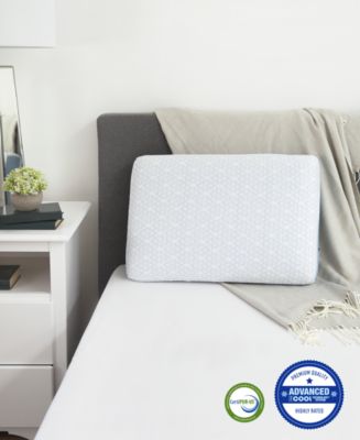 SensorGel CLOSEOUT! Advanced iCOOL Gel-Infused Memory Foam Gusset Standard Pillow, Created for Macy's