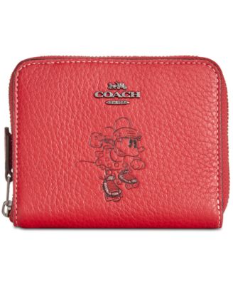 minnie coach wallet