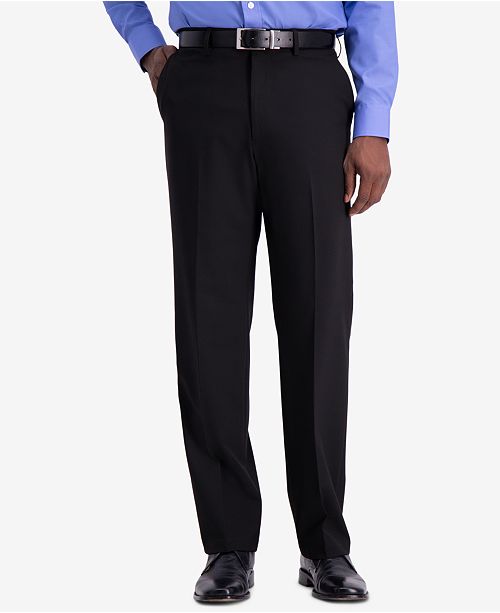 Haggar J.M. Men’s Premium Classic-Fit 4-Way Stretch Dress Pants ...