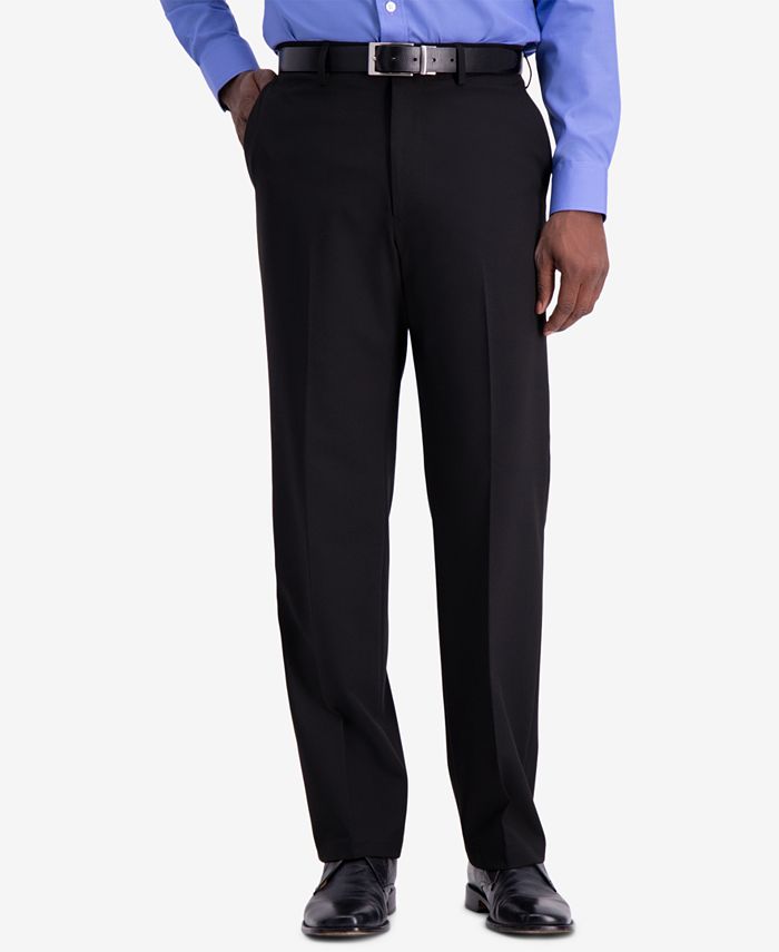 Haggar - Men's Premium Classic-Fit 4-Way Stretch Dress Pants