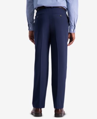 JMH Men's 4-Way Stretch Classic Fit Flat Front Dress Pant