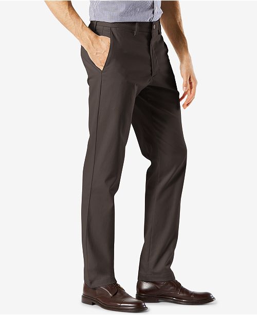 Dockers Men's Signature Lux Cotton Slim Fit Stretch Khaki Pants ...
