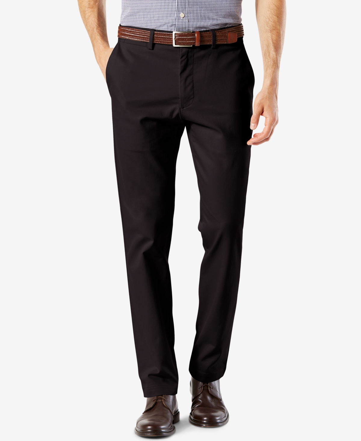 R De neiging hebben modder Dockers Men's Signature Lux Cotton Slim Fit Stretch Khaki Pants & Reviews -  Pants - Men - Macy's