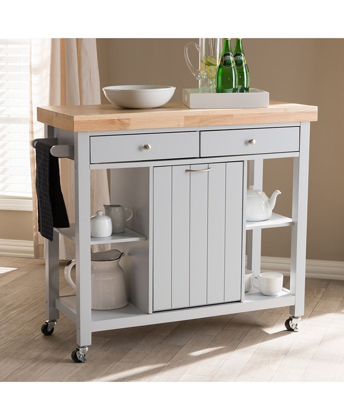 Furniture Hayward Kitchen Cart Macy's