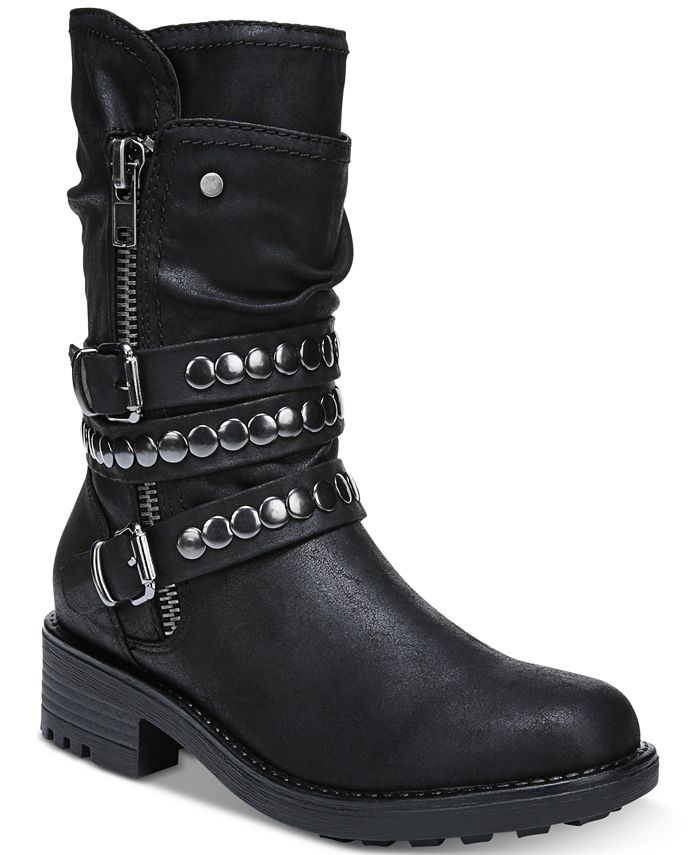 Macy's carlos santana cheap moto boots