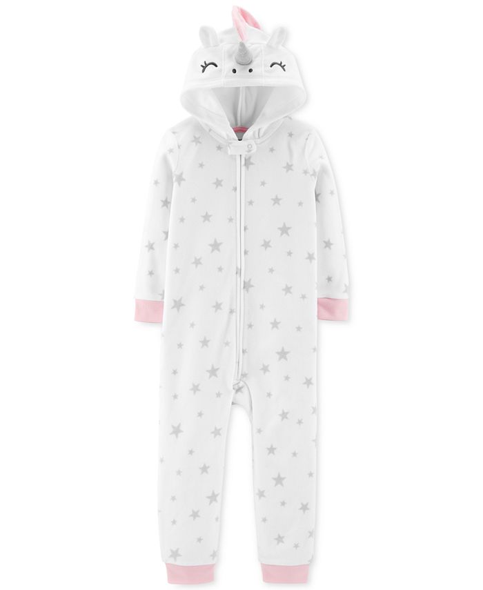 Carter s Toddler Girls Unicorn Fleece Footless Pajamas Macy s