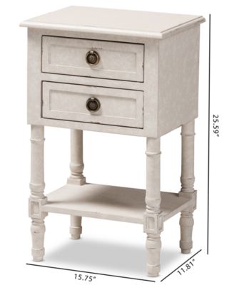 Lenore 2-Drawer Nightstand