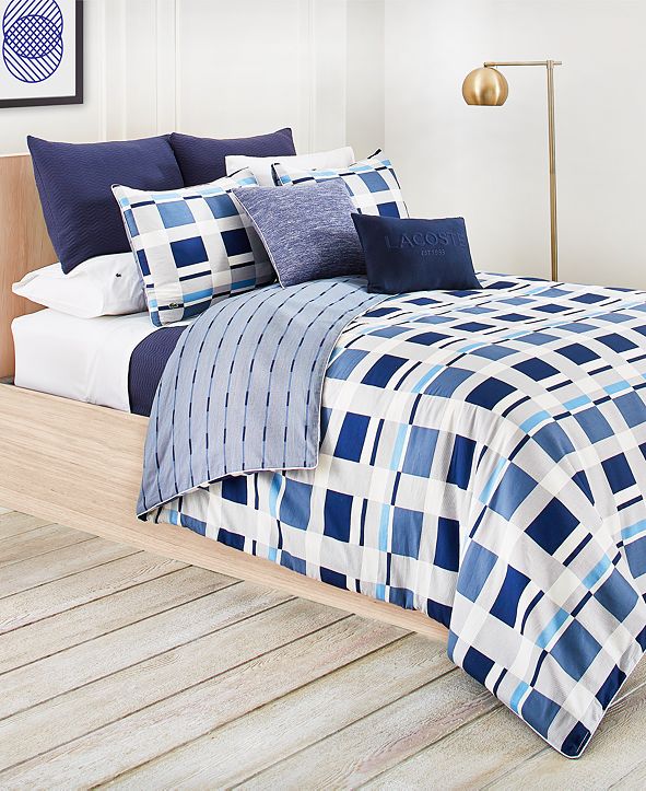Lacoste Home Lacoste Vars Blue 2Pc. Twin/Twin XL Comforter Set