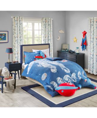 JLA Home - Stellar Space 100% Cotton Comforter Mini Set Full/Queen