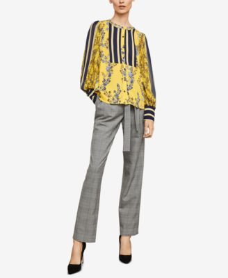 BCBGMAXAZRIA - Stream of Bloom Stripe Top