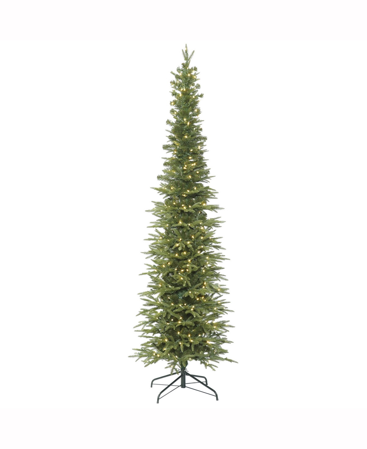 Vickerman 7.5  Bixley Pencil Fir Artificial Christmas Tree  Warm White Dura-lit LED Lights