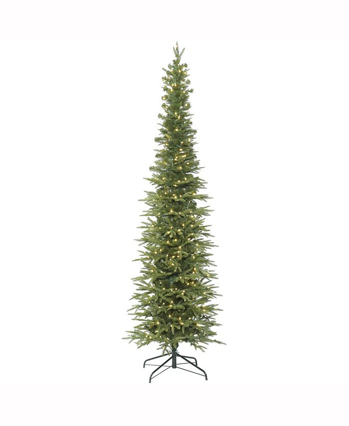 Vickerman 7.5' Bixley Pencil Fir Artificial Christmas Tree with 400