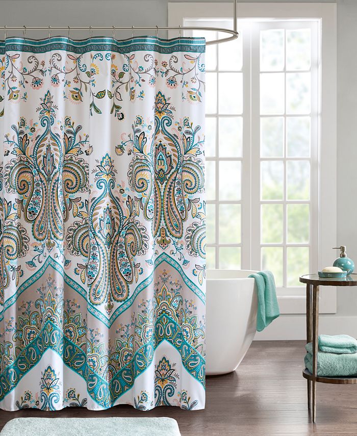 Intelligent Design Tulay 72" x 72" Printed Shower Curtain Macy's
