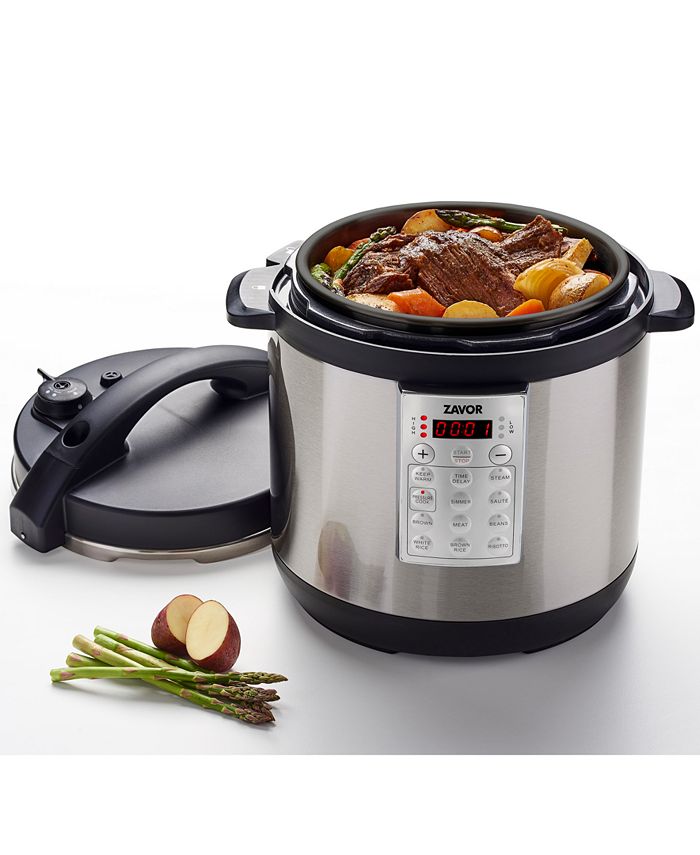 ZAVOR Select 6Qt. Electric Pressure Cooker/Rice Cooker Macy's