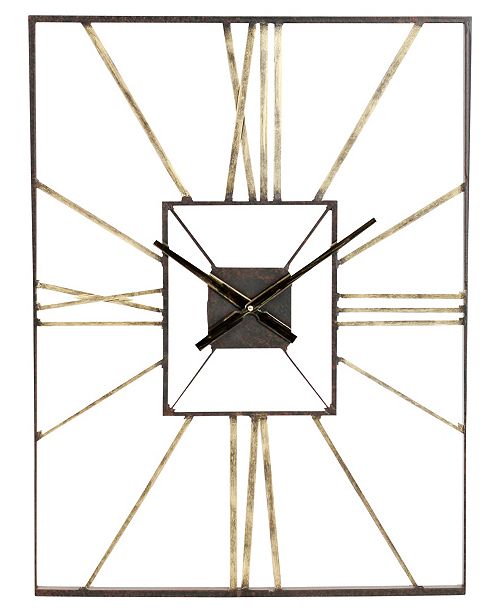 Aspire Home Accents Lex Mid Century Wall Clock Reviews Clocks Home Decor Macy S