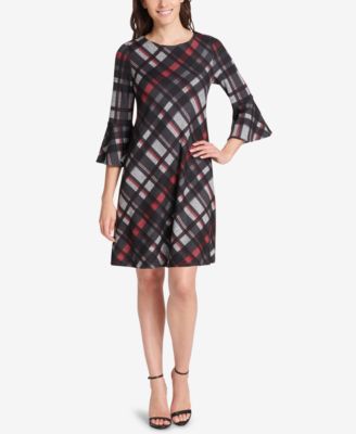 macys plaid dress