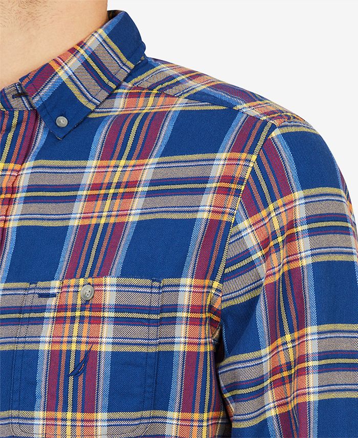 Nautica Men's Classic-Fit Plaid Flannel Shirt - Macy's