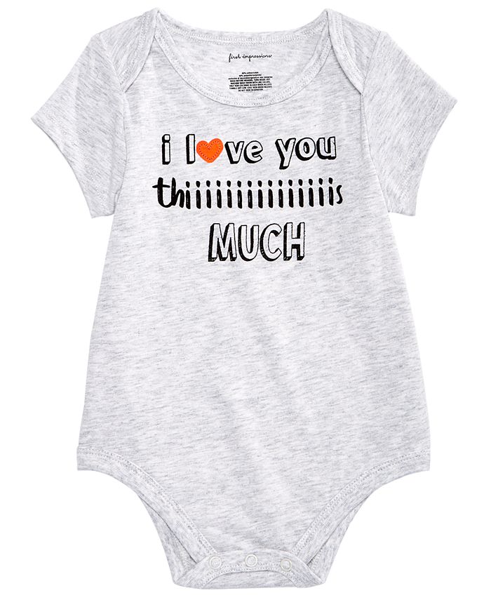 First Impressions Baby Boys & Girls Love You Bodysuit, Created for Macy ...