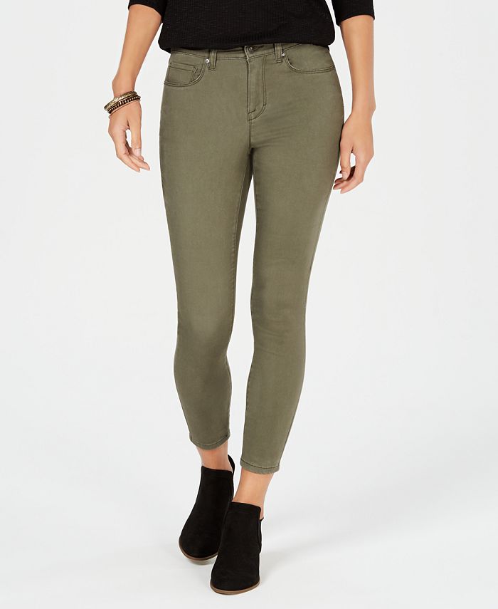Style & Co Super-Skinny Brushed Ankle Jeans, Created for Macy's - Macy's