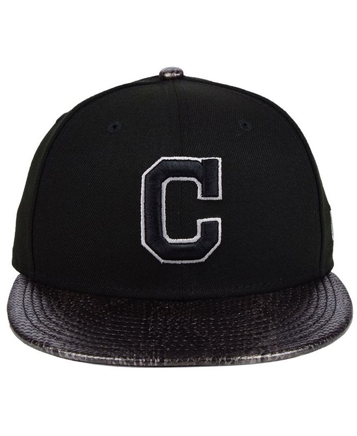 New Era Cleveland Indians Snakeskin Sleek 59FIFTY FITTED Cap - Macy's