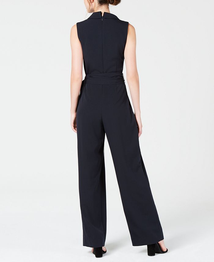 XOXO Juniors' Embellished Belted Jumpsuit - Macy's