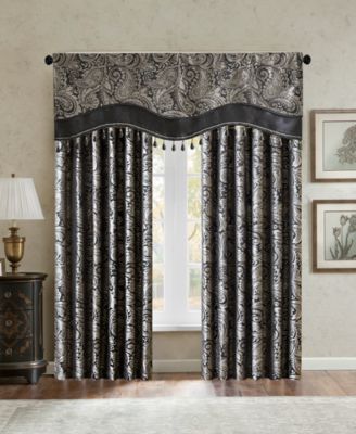 Aubrey Paisley Faux-Silk Window Treatments