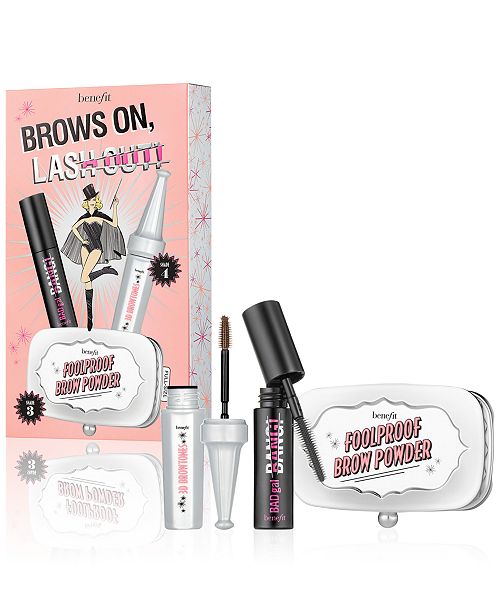 Benefit Cosmetics 3 Pc Brows On Lash Out Brow Mascara Set