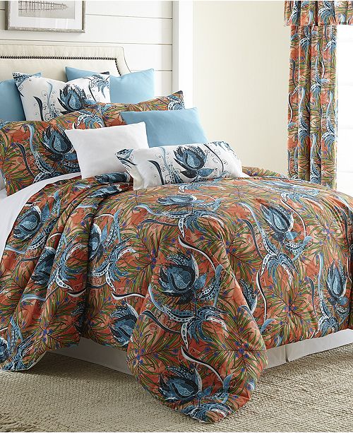 Colcha Linens Tropical Bloom Comforter Set King Reviews Home