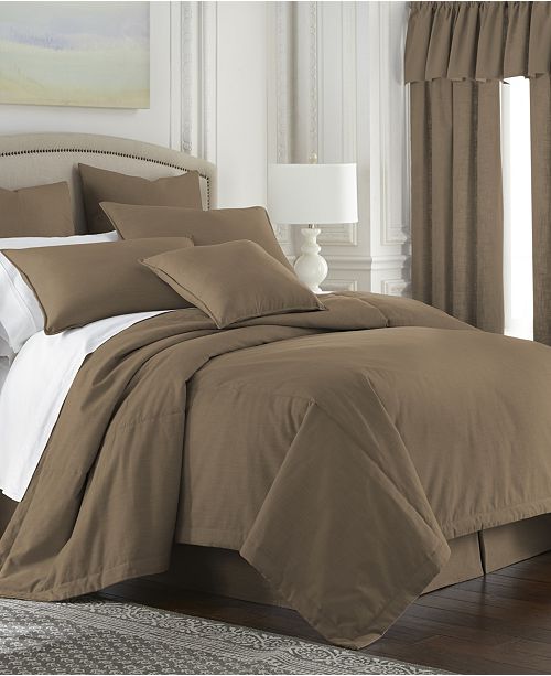 Colcha Linens Cambric Walnut Comforter Twin Reviews Comforters Bed Bath Macy S