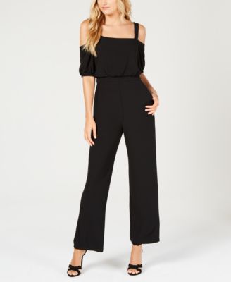 vince camuto cold shoulder jumpsuit