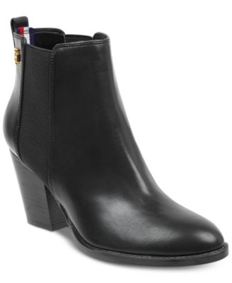 tommy hilfiger heel boots