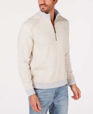 tommy bahama zip sweater