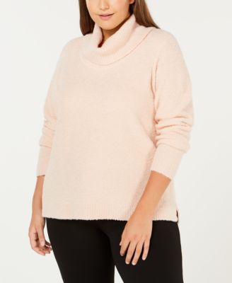 Calvin Klein - Plus Size Cowl-Neck Sweater