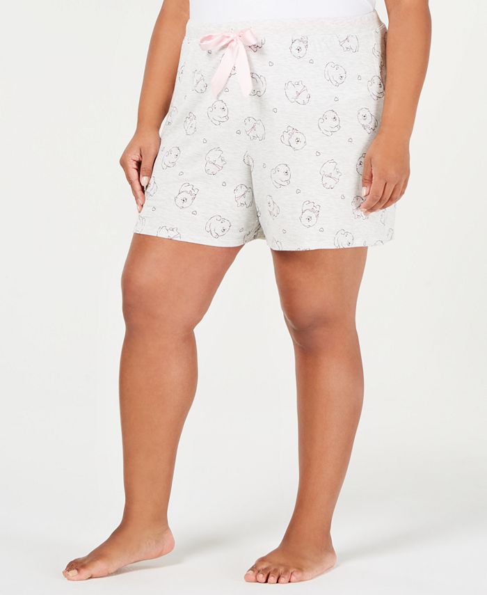 Jenni By Jennifer Moore Plus Size Printed Core Pajama Shorts Created For Macys Macys
