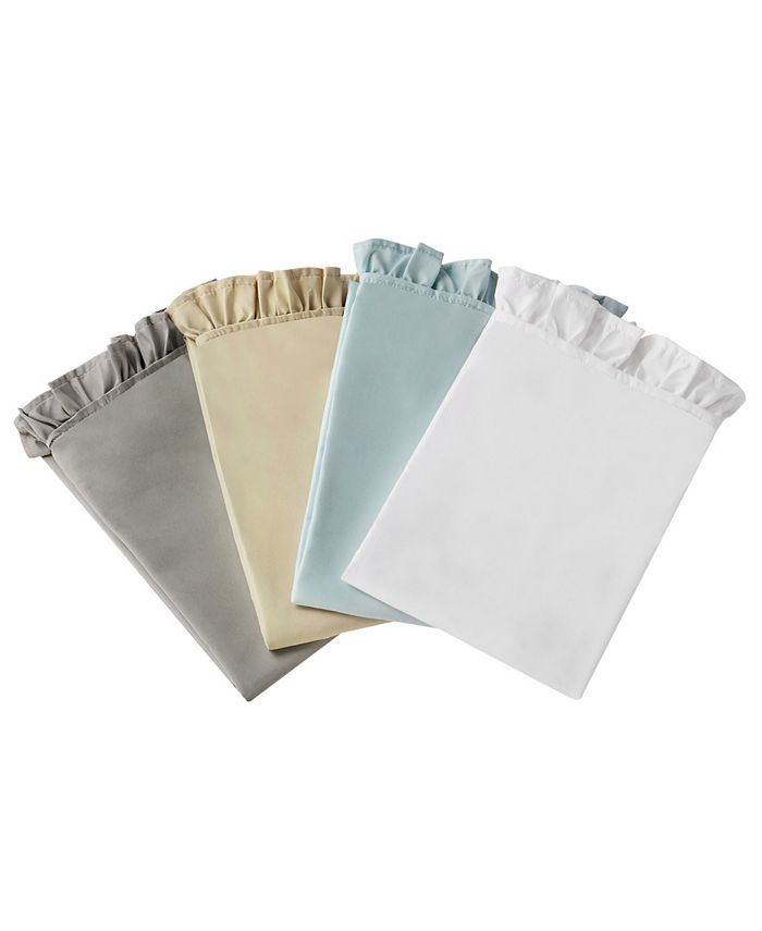 Sanders Ruffle 4 Pc Queen Microfiber Sheet Set Macy's