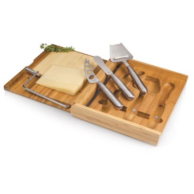 Toscana&reg; by Soir&eacute;e Cheese Cutting Board & Tools Set with Wire Cutter